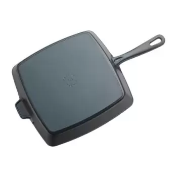 STAUB 19313023 Staub 12" Square Grill Pan & Press Set - Black