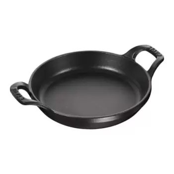 STAUB 1301123 Staub 4.5" Mini Round Gratin Baking Dish - Black