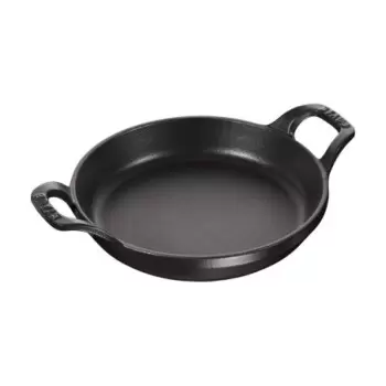 STAUB 1301623 Staub 6" Round Gratin Baking Dish - Black