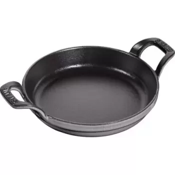 STAUB 1301618 Staub 6" Round Gratin Baking Dish - Graphite Grey