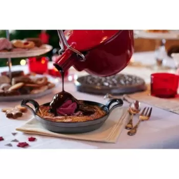 STAUB 1301618 Staub 6" Round Gratin Baking Dish - Graphite Grey