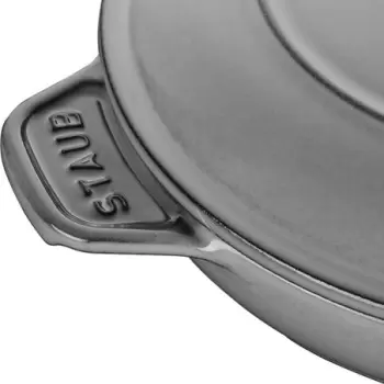 STAUB 1332018 Staub 7.9" Round Covered Baking Dish - Graphite Grey