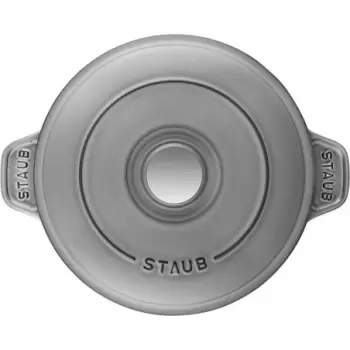 STAUB 1332018 Staub 7.9" Round Covered Baking Dish - Graphite Grey