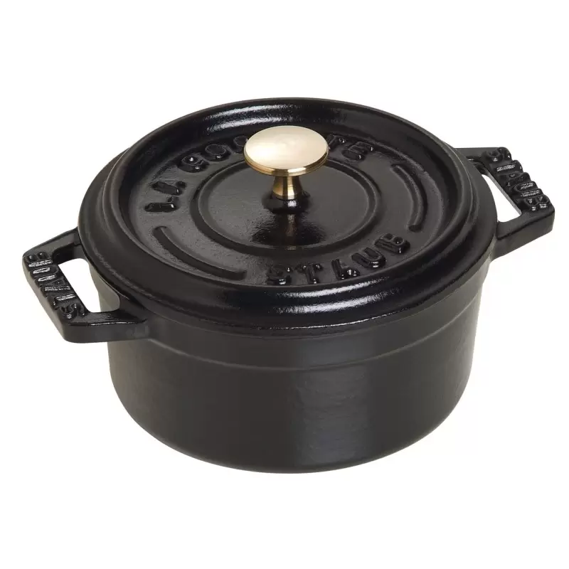 STAUB 1101025 Staub 0.25-qt Mini Round Dutch Oven - Black