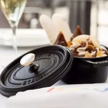 STAUB 1101025 Staub 0.25-qt Mini Round Dutch Oven - Black