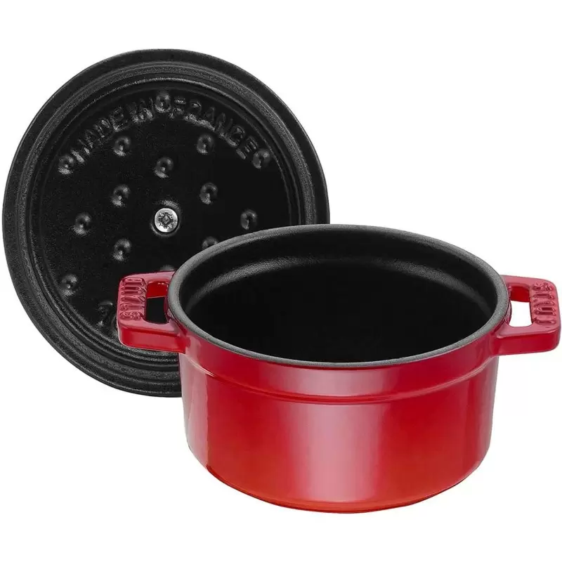 STAUB 1101006 Staub 0.25-qt Mini Round Dutch Oven - Cherry