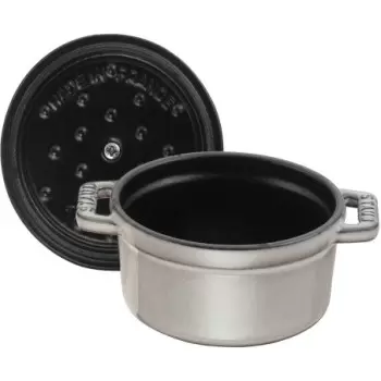 STAUB 1101018 Staub 0.25-qt Mini Round Dutch Oven - Graphite Grey