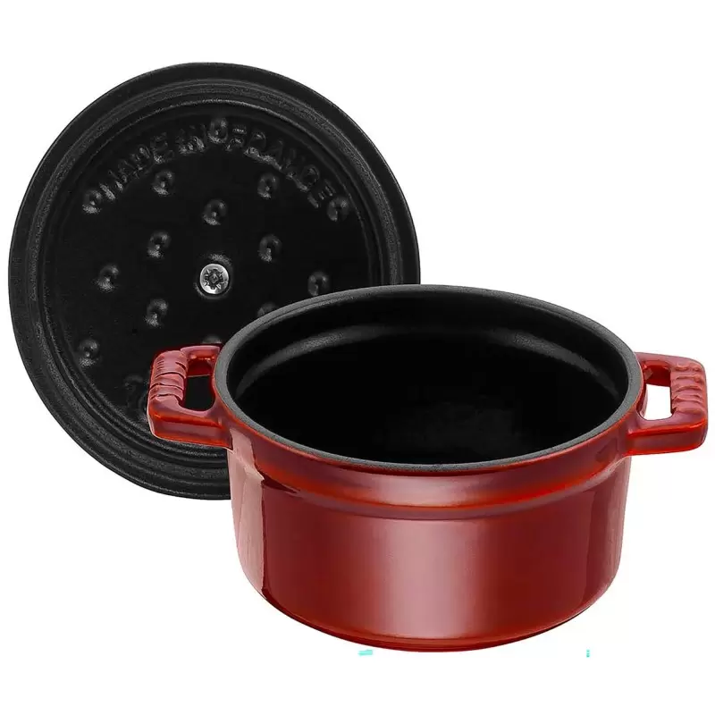 STAUB 1101087 Staub 0.25-qt Mini Round Dutch Oven - Grenadine