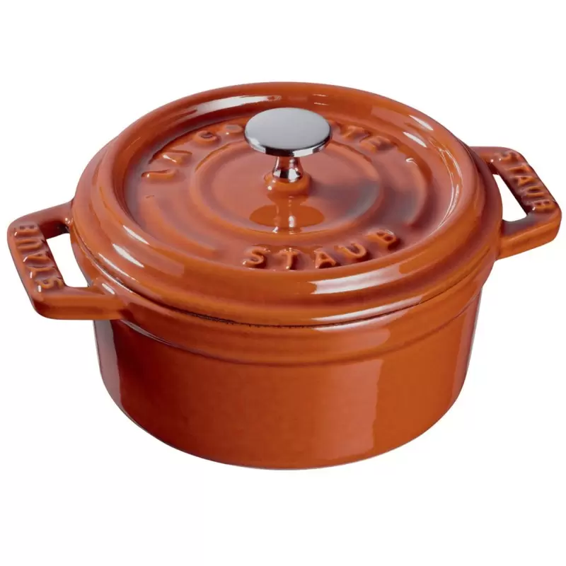 STAUB 11010806 Staub 0.25-qt Mini Round Dutch Oven - Burnt Orange