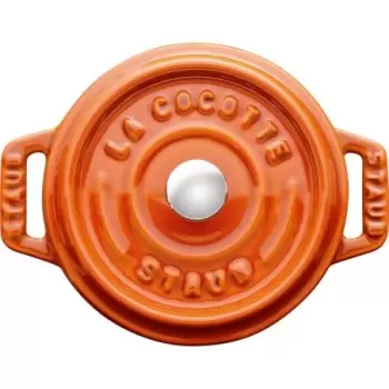 STAUB 11010806 Staub 0.25-qt Mini Round Dutch Oven - Burnt Orange