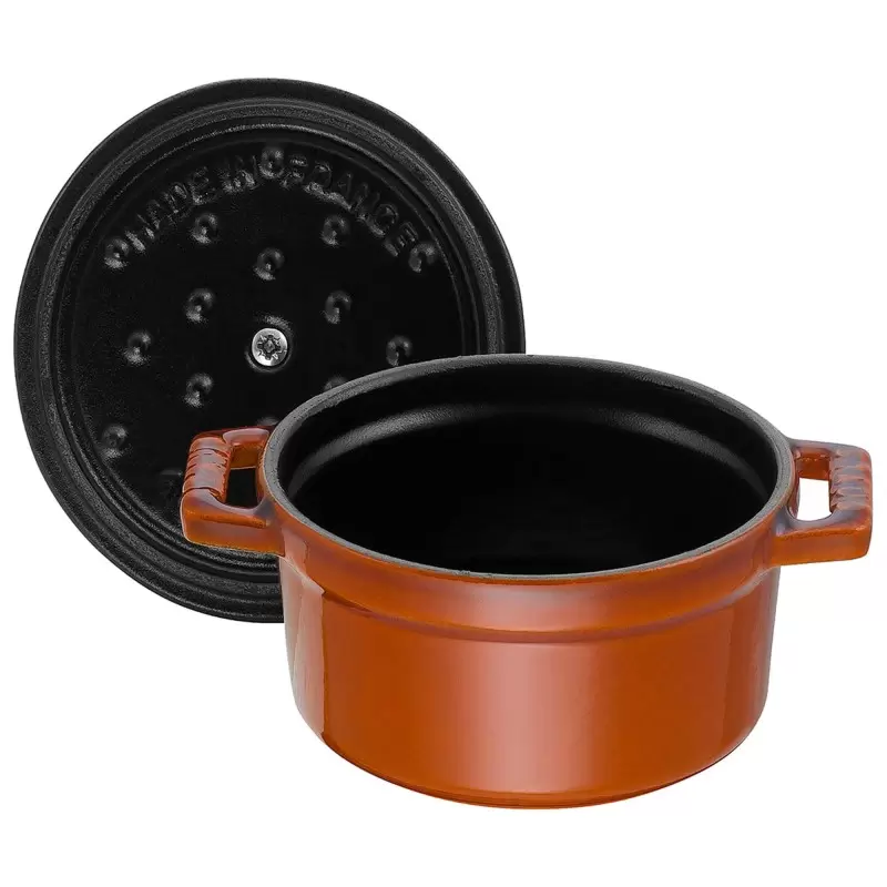 STAUB 11010806 Staub 0.25-qt Mini Round Dutch Oven - Burnt Orange