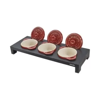 STAUB 1190700 Staub Wood Mini Dutch Oven Stand - Black