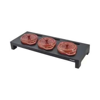 STAUB 1190700 Staub Wood Mini Dutch Oven Stand - Black