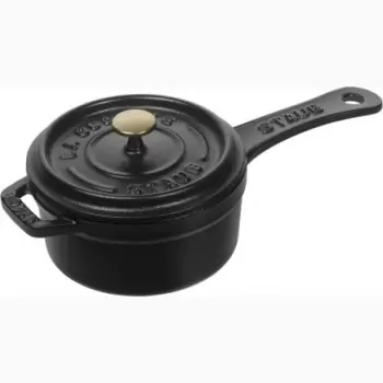 STAUB 1241025 Staub 0.25-qt Mini Saucepan - Black