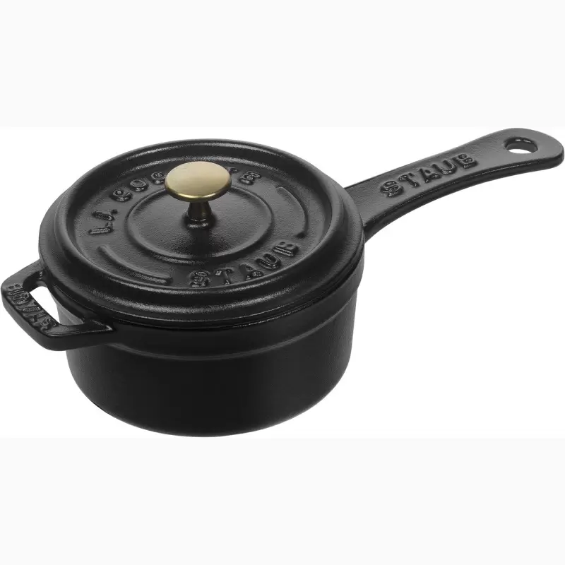 Staub 0.25-qt Mini Saucepan - Black Staub 0.25-qt Mini Saucepan - Black