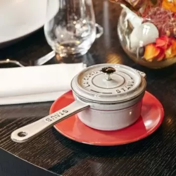 STAUB 1241018 Staub 0.25-qt Mini Saucepan - Graphite Grey