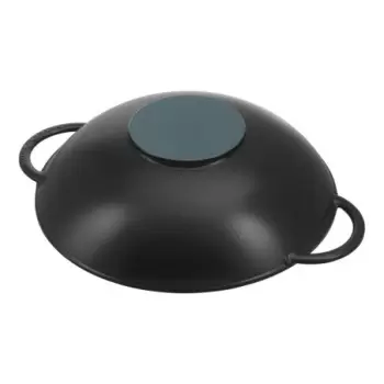 STAUB 1311723 Staub 0.5-qt Baby Wok - Black