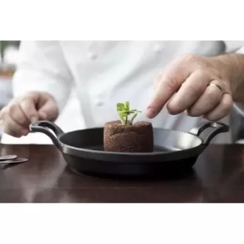 STAUB 1301123 Staub 4.5" Mini Round Gratin Baking Dish - Black