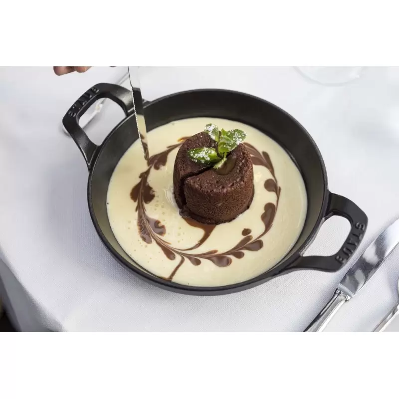 Staub 4.5" Mini Round Gratin Baking Dish - Black Staub 4.5" Mini Round Gratin Baking Dish - Black