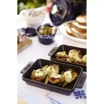 STAUB 1301423 Staub 5.75" X 4 .5" Mini Rectangular Baker - Black