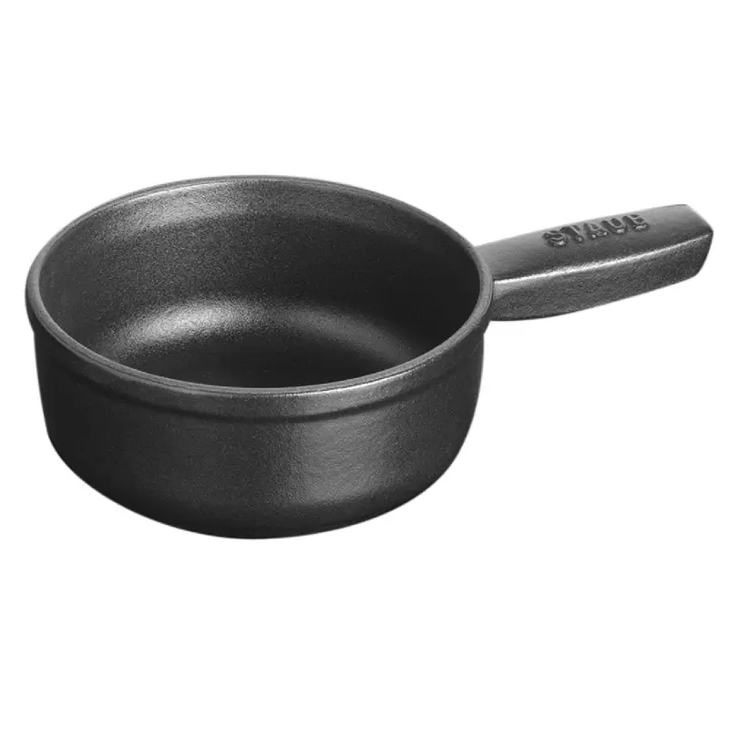 Staub 12-oz Mini Cheese Fondue Pot - Black Staub 12-oz Mini Cheese Fondue Pot - Black