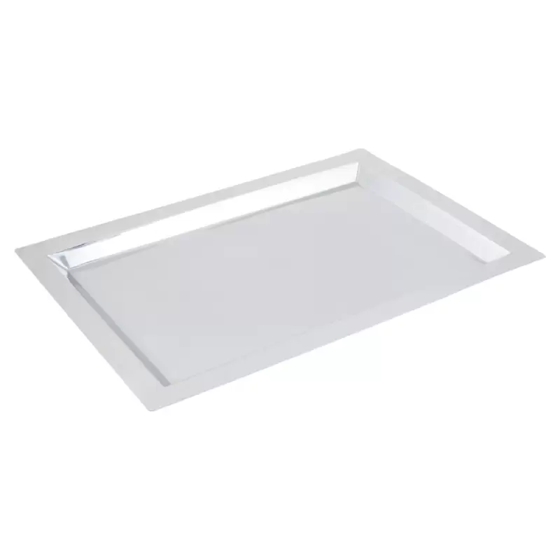 Bon Chef Tray 13-1/8" x 18-7/8" x 7/8" Deep - Square - Stainless Steel Bon Chef Tray 13-1/8" x 18-7/8" x 7/8" Deep - Square - Stainless Steel