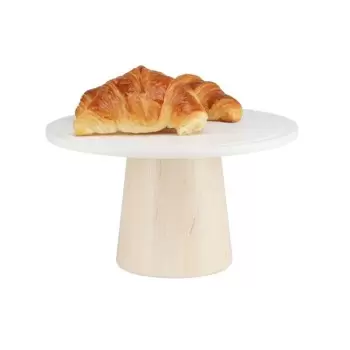 Cal-Mil Blonde Maple Wood Cake Stand - 12" x 7"