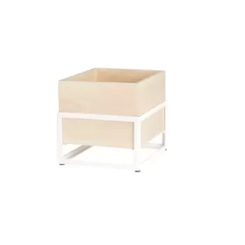 Cal-Mil Blonde Ice Housing With Clear Pan 6 3/4" x 6" x 7 3/4"