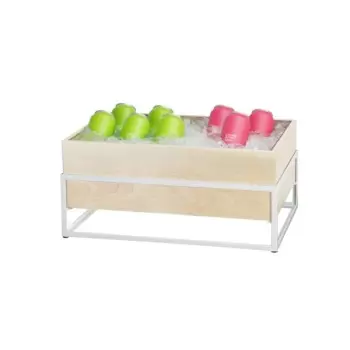 Cal-Mil Blonde Ice Housing With Clear Pan 12" x 20"