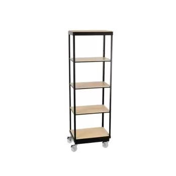 Cal-Mil Blonde 5 Tier Merchandising Cart