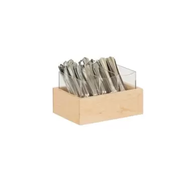 Cal-Mil 3 Section Flatware Holder - Blonde