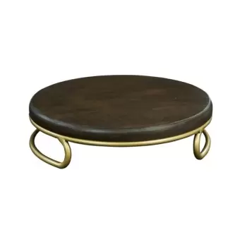 Cal-Mil Heritage Round Wood Riser Display - 12" x 3"