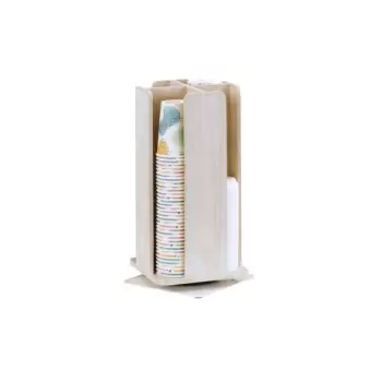Cal-Mil Newport Revolving Cup and Lid Organizer