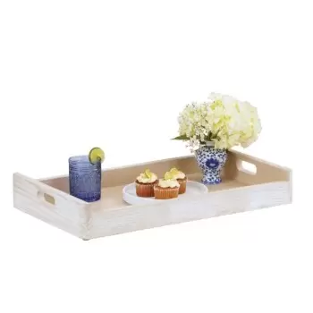 Cal-Mil Newport 23 1/4" x 14 1/2" x 3 1/4" Room Service Tray