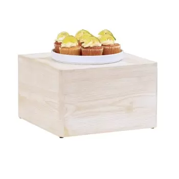 Cal-Mil Newport Square Riser Display - 12" x 12" x 6"