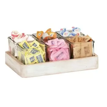 Cal-Mil Newport Jar Display With 6 Glass Jars