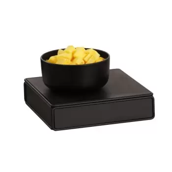 Cal-Mil Onyx Square Riser Display - 12 x 12 x 3