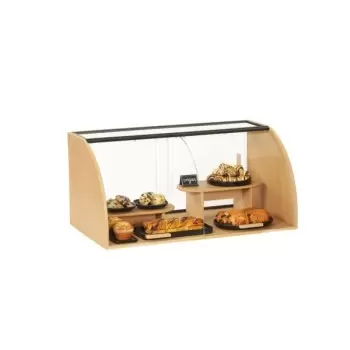 Cal-Mil Renew Sliding Door Case - Attendant Serve