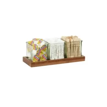 Cal-Mil Sydney 3 Jar Display - Walnut