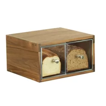 Cal-Mil Sydney Bread Case - Walnut