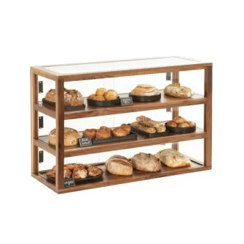 Cal-Mil Sydney 3 Tier Bakery Case - Walnut