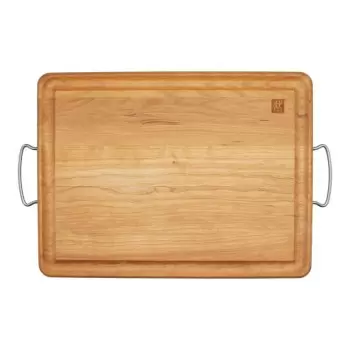 ZWILLING 1023999 Zwilling Cherry Carving Board w/Handles 20"x15"x1"...