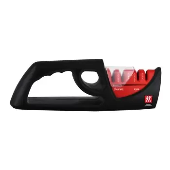 ZWILLING 32602-001 Zwilling 4-stage Pull-Through Sharpener-Red