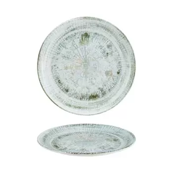 TURGLA ODTOLGRM25DZ Turgla Bone China Odette dia.10" Round Decorate...