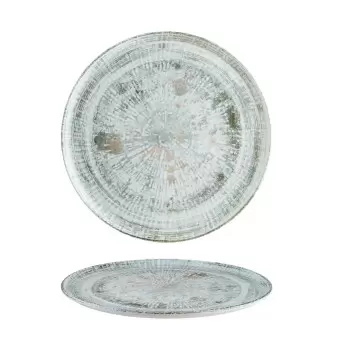 TURGLA ODTOLGRM32PZ Turgla Bone China Odette dia.12.75" Round Decor...