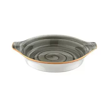 TURGLA ASCOPT17SH Turgla Bone China Space dia.8.5" h:1.5" 15 oz. Ro...