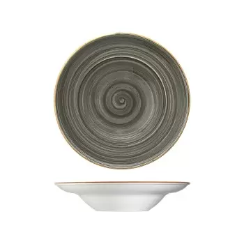 TURGLA ASCGRM30CK Turgla Bone China Space dia.11.75" h:2.5" 19 oz. ...