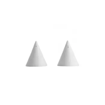 Vista Alegre Domo White Collection Fine Porcelain Salt + Pepper