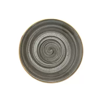TURGLA ASCGRM01CT Turgla Bone China Space dia.6" Round Grey Porcela...