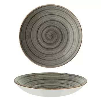 TURGLA ASCBLM23CK Turgla Bone China Space dia.9" h:2" 34 oz. Round ...